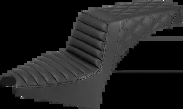 Saddlemen Step-Up Seat – Front Tuck-N-Roll/Rear Lattice Stitch – Black – Indian Scout ’25-’26