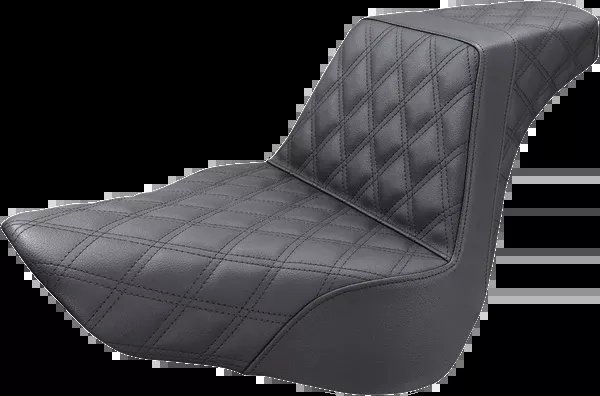 Saddlemen Step-Up Seat – Full Lattice Stitch – Black – FL/FX ’18-’24