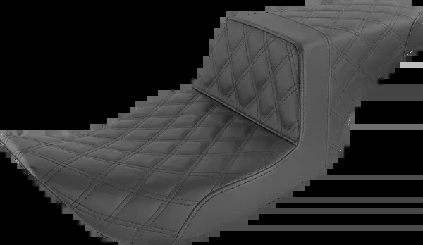 Saddlemen Step-Up Seat – Full Lattice Stitch – Black – FLHR/FLHX