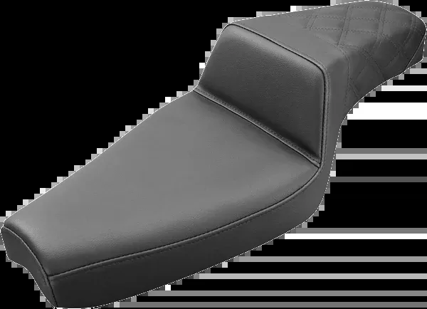 Saddlemen Step-Up Seat – Rear Lattice Stitch – Black – XL