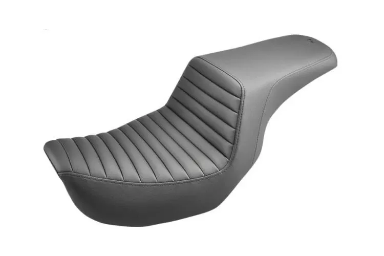 Saddlemen Step Up Seat with GelCore for Harley Davidson FXR Models'84-94, '99-00- Tuck and Roll