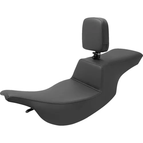 Saddlemen Tour Step-Up Seat & Backrest for 1997-2007 Harley Touring - Smooth