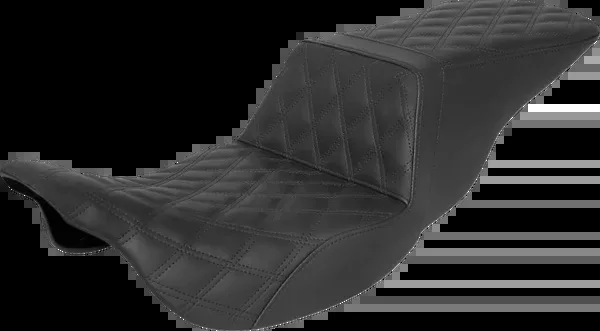 Saddlemen Tour Step-Up Seat – Full Lattice Stitch – Black – FL ’08-’24