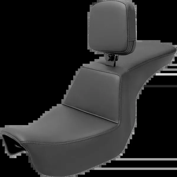 Saddlemen Tour Step-Up Seat – Rider Backrest – Plain – Dyna ’06-’17