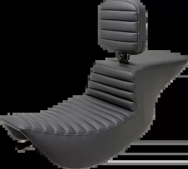 Saddlemen Tour Step-Up Seat – Rider Backrest – Tuck-N-Roll – FLHR/FLHX ’97-’07