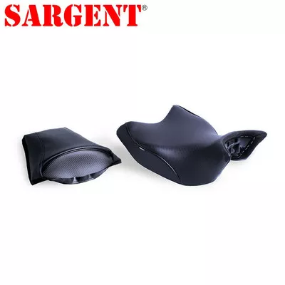 Sargent Honda NC700X 12-14 World Sport Performance Front and Rear Seat Set Black/Black
