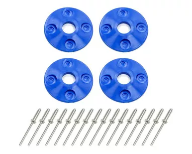 Scuff Plate Plastic 4pk Blue 1202-BL