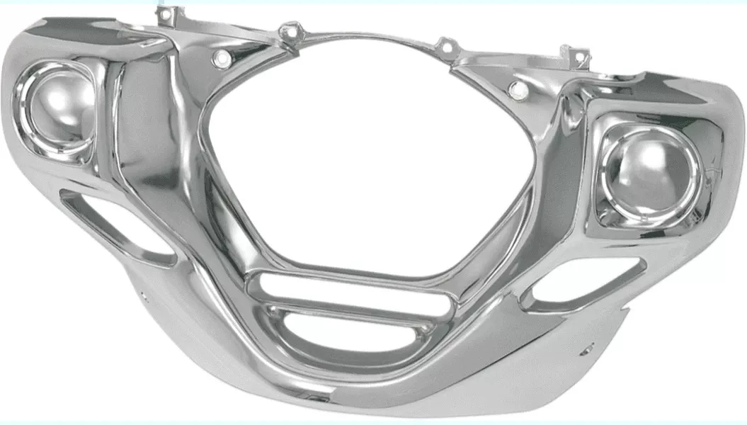Show Chrome Front Lower Cowl for Honda GL1800 '01-17 - Round