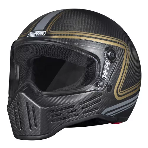 Simpson M30 Bandit Helmet - Carbon Slipline