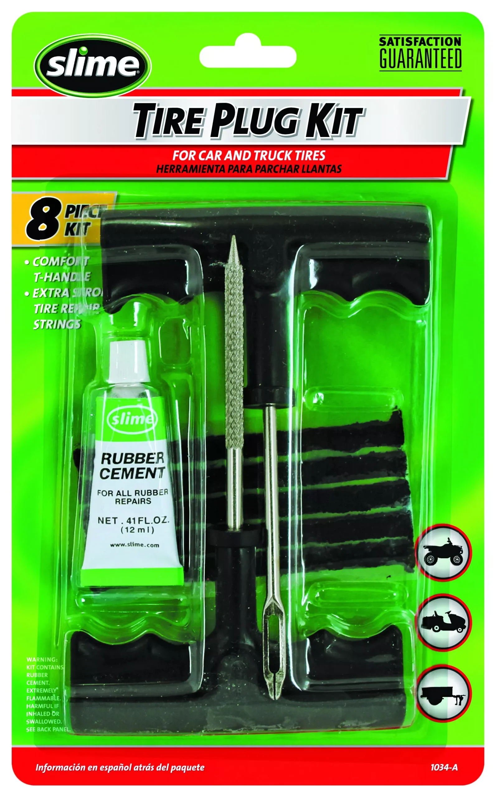 Slime 8 Piece Tire Plug Kit