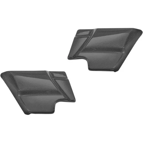 Slyfox Carbon Fiber Side Covers for 2014-2023 Harley Touring - Matte