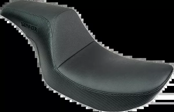Slyfox Drifter Seat – Black Logo – Black Vinyl – Smooth – FXR ’82-’00