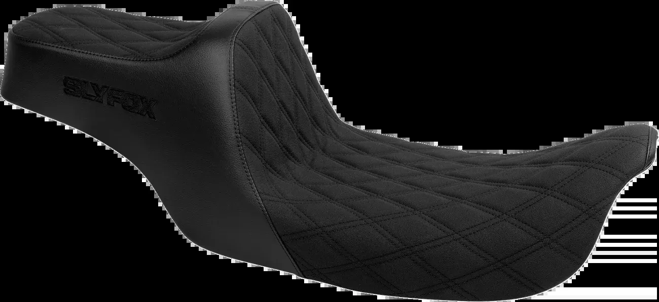 Slyfox High Noon Double Diamond Seat fits 1997-2007 Harley Street Road Glide
