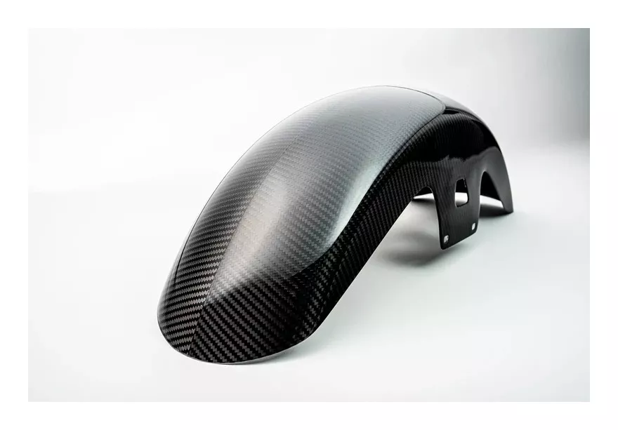 SlyFox Performance Carbon Fiber Mid Length Front Fender For Harley Touring 2009-2026