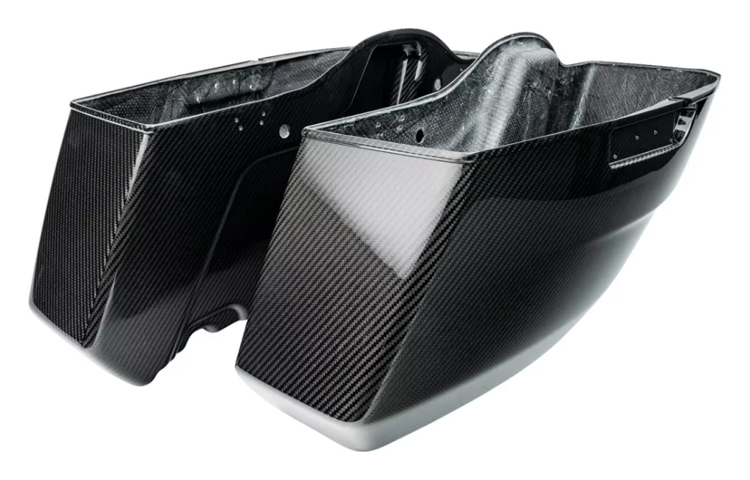 SlyFox Performance Carbon Fiber Saddlebag Bottoms For Harley FLHX / FLTRX 2023-2026