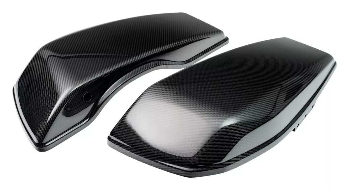 SlyFox Performance Carbon Fiber Saddlebag Lids For Harley FLHX / FLTRX 2023-2026