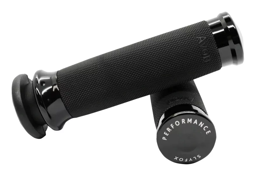 SlyFox Performance Custom Contour Grips For Harley With Dual Cable Throttle