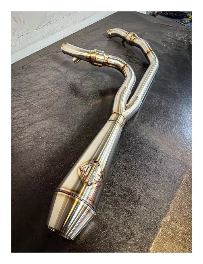 SP Concepts Big Bore Pro Flo 2-Into-1 Exhaust For Harley Touring 2017-2026