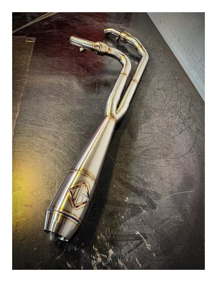 SP Concepts Mid Length Elsinore Pro Flo 2-Into-1 Exhaust For Harley Touring 2017-2026