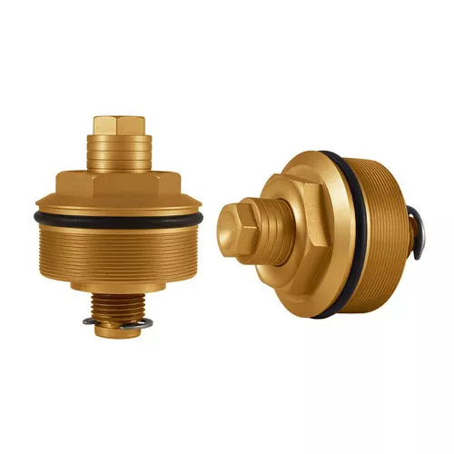 Speed Merchant 49mm Preload Adjusters for Harley - Gold