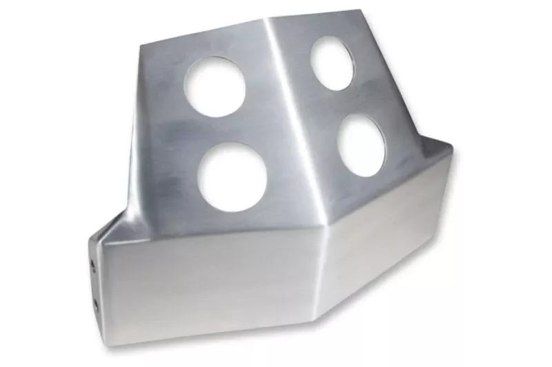 The Speed Merchant Skid Plate for '06-15 Dyna Models Brushed Aluminum Finish