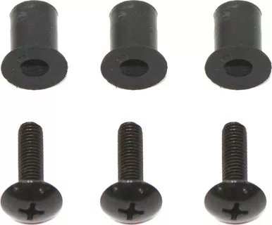 Spi 3/Pk Windshield Screw & Nut S/ M - 06-183