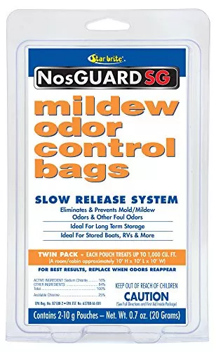 Star Brite Mildew Odor Control Bags - Slow Release System - Twin Pack