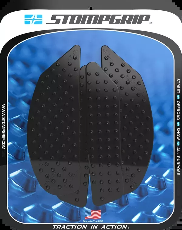 StompGrip Tank Grips – Volcano – Black – Yamaha – MT ’22-’25