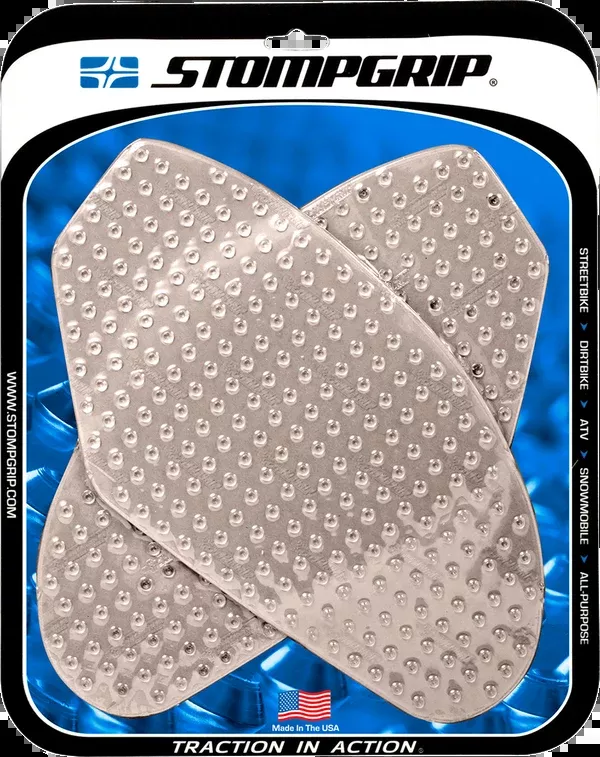 StompGrip Tank Grips – Volcano – Clear – Honda – RVT/VTR ’01-’06