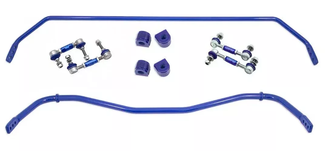 SuperPro Front Rear 24mm F/16mm R Adjustable Sway Bar & End Link Set fits 2017-2020-2019-2020 Fiat 124 Spider / 2016-2023-2020 Mazda MX-5 Miata