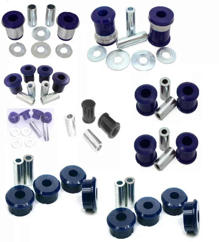 SuperPro Front / Rear Vehicle Bushing Kit fits 2003-2009 Lexus Gx470 / 2007-2009 Toyota FJ Cruiser / 2008 Toyota FJ Cruiser Trail Teams Special Edition / 2007 Toyota FJ Cruiser TRD Special Edition