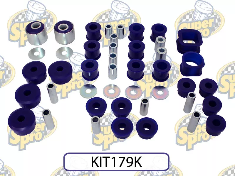 SuperPro Front / Rear Vehicle Enhancement Bushing Kit KIT179K fits 2004-2007 Subaru Impreza / 2004-2007 Subaru Impreza WRX STI / 2007 Subaru Impreza WRX STI Limited