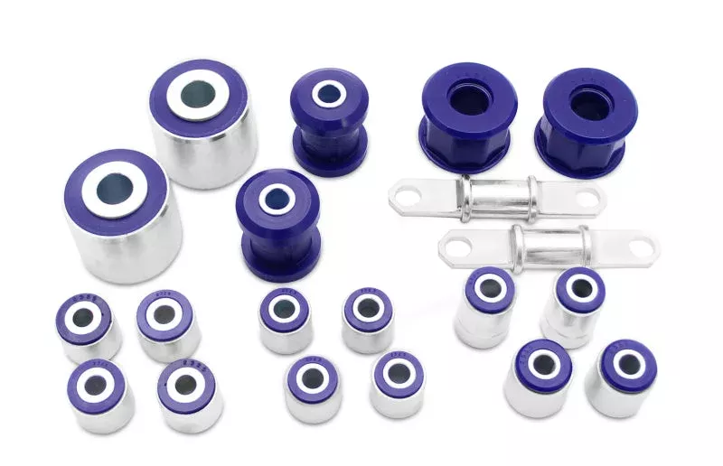 SuperPro KIT169K Front/Rear Vehicle Master Bushing Kit Std Alignment w/ Trailing Arm Bushing fits 2004-2013 Mazda 3 i / 2005-2007-2013 Mazda 3 / 2004-2013 Mazda 3 S / 2004-2004-2005 Volvo S40 / 2006-2010 Volvo S40 2.4I