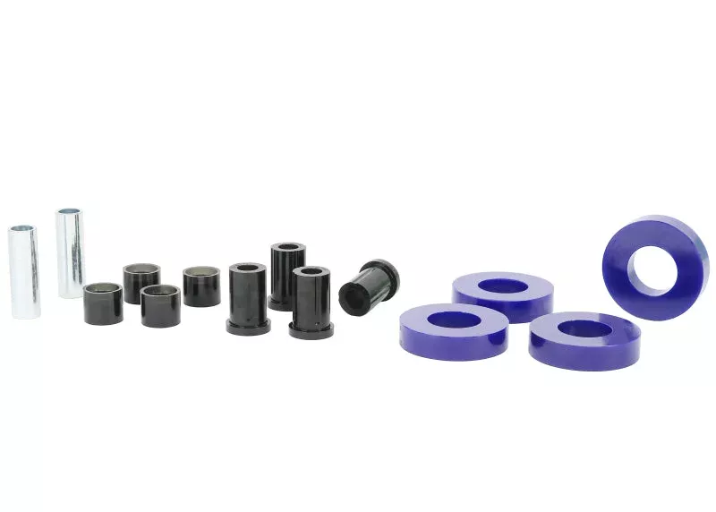 SuperPro Rear Leaf Spring Bushing Kit fits 1998-2005-2009 Ford Ranger / 1998-2002 Ford Ranger Ev / 2001-2005 Ford Ranger Edge / 2006-2011 Ford Ranger Sport / 1998-2011 Ford Ranger XL