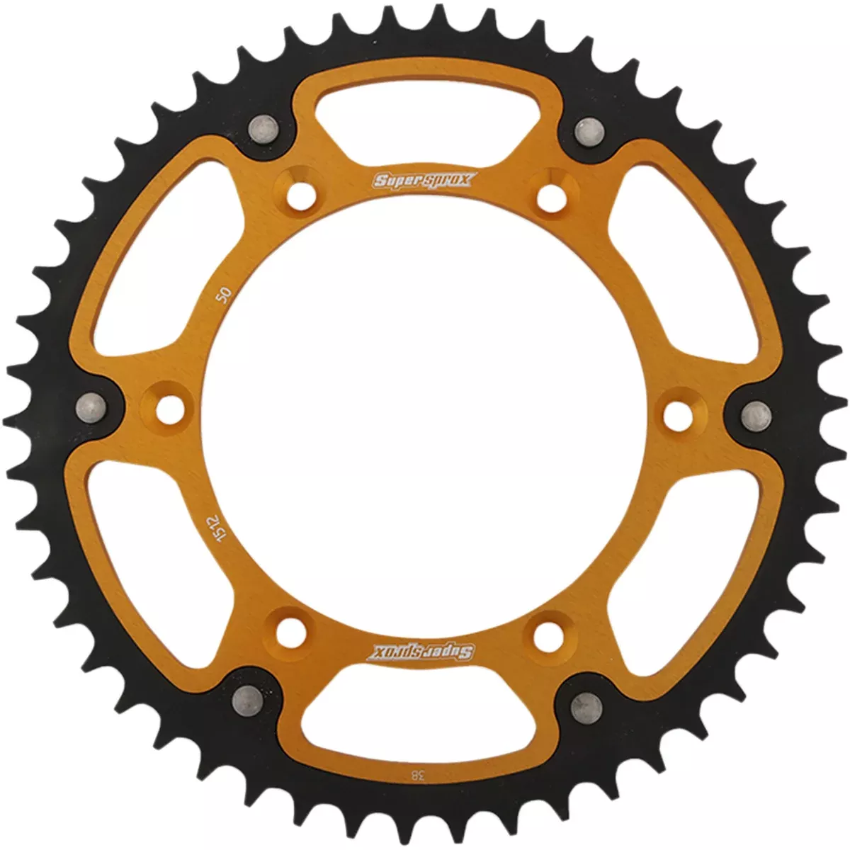 Supersprox Sprocket – RST-1512-50-GLD For Sherco Dirt Bikes 2004-2014 | Beta Dirt Bikes 2005-2012 | Gas Gas Enducross 125 / 125 2003-2015
