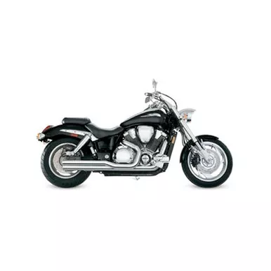 Supertrapp Metric MMII Exhaust System for Honda VTX 1800C 02-07 Chrome