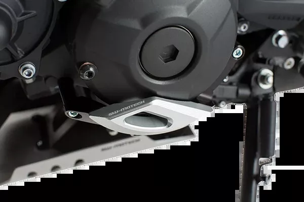 SW-Motech Engine Case Protector – Black/Silver – Yamaha
