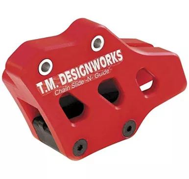 T.M. Designworks HCP-80K-RD Swing Arm Protector Kit for Honda TRX450R Red