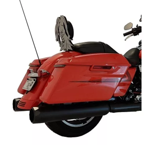TAB Performance 4.5" B.A.M. Stick Slip-On Mufflers for 1995-2016 Harley Touring & Trike - Black