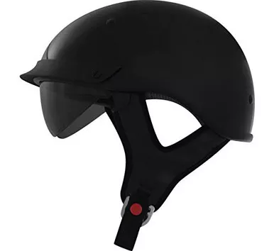 THH Helmets 646290 T-72 Adult Street Motorcycle Helmet Black/Small