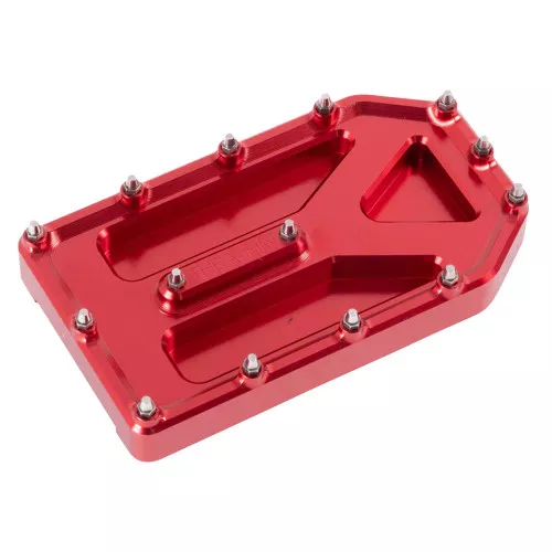 Thrashin Supply Aggressor Brake Pedal for OEM Bagger Brake Arm - Red