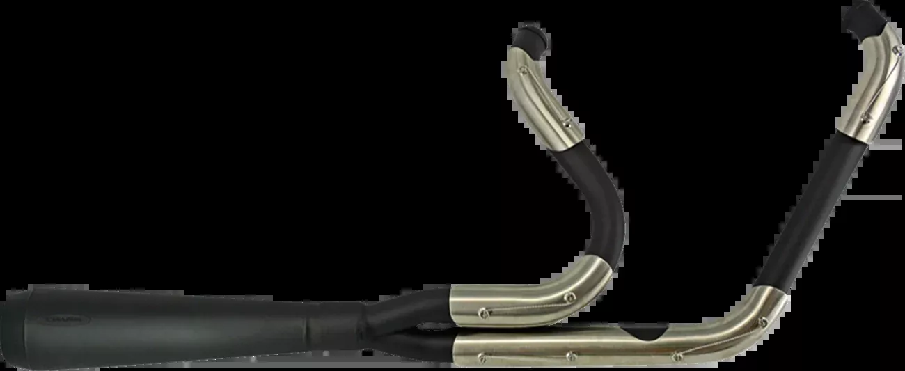 Trask 2-into-1 Assault Exhaust System - Black Ceramic - with Bags - TM-5053BK