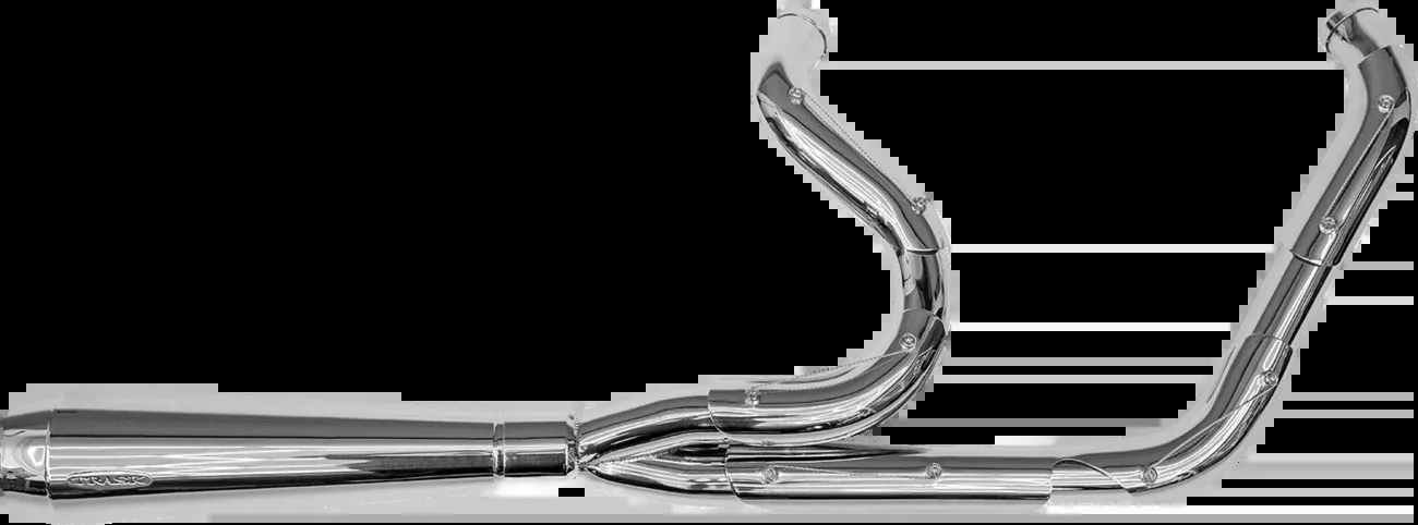 Trask 2-into-1 Assault Exhaust System - Full Polished - TM-5040PO