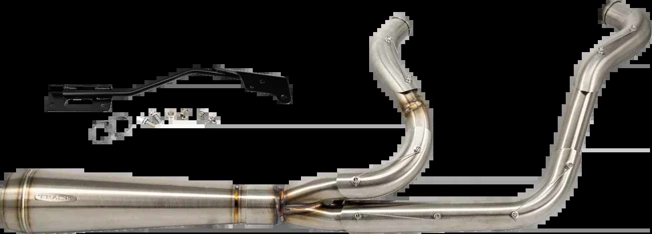 Trask 2-into-1 Assault Exhaust System - Natural - TM-5300