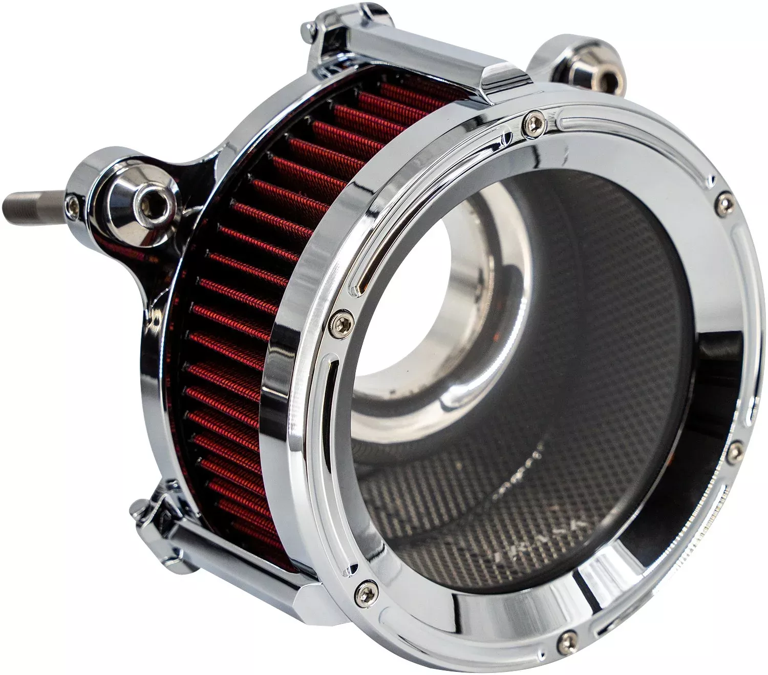 Trask 68 mm Assault Charge Air Cleaner - Chrome - Gen 2 M8 - TM-1025CH