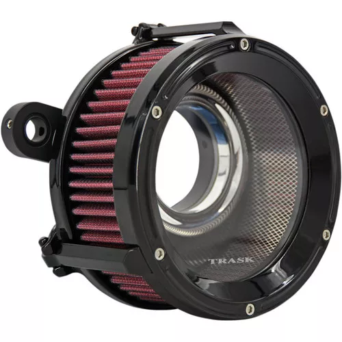 Trask Assault Charge High-Flow Air Cleaner for 2008-2017 Harley Twin Cam Electronic Throttle - Reverse Cut