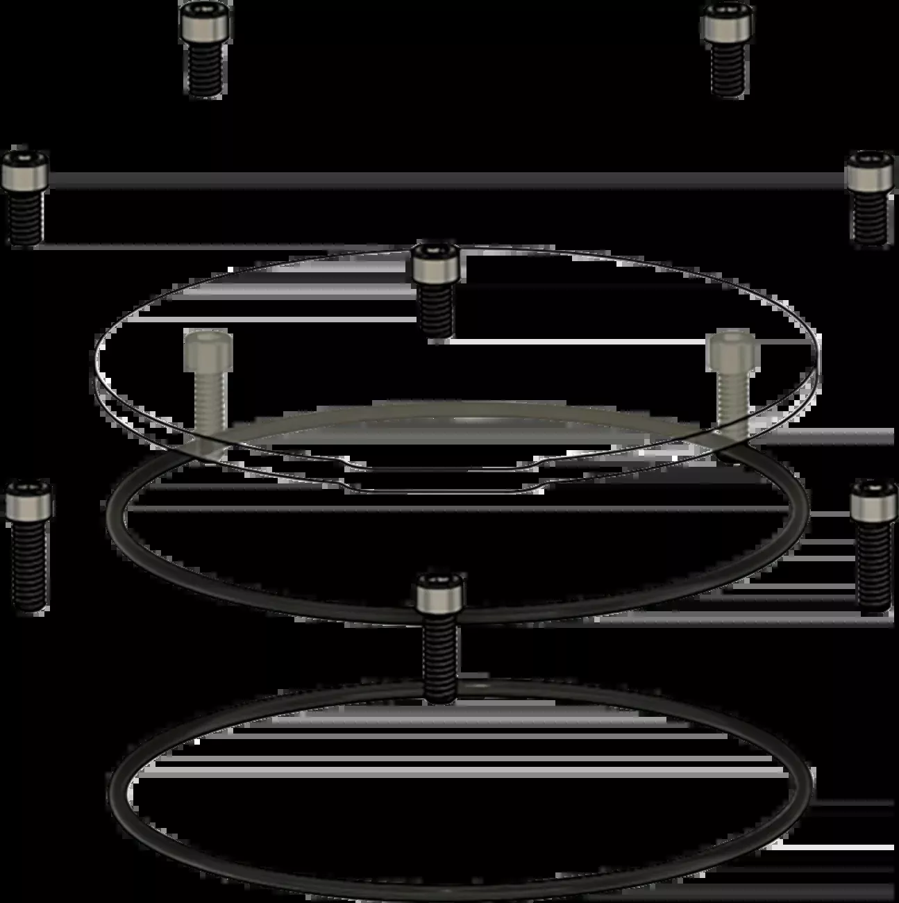 Trask Assault Derby Cover Repair Kit - Big Twin - TM-0041-RK
