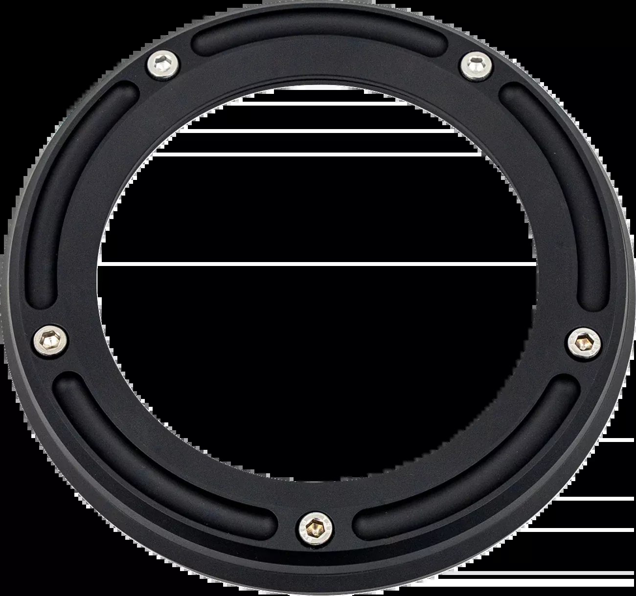 Trask Assault Derby Cover with Window - Matte Black - Big Twin - TM-0041MBK