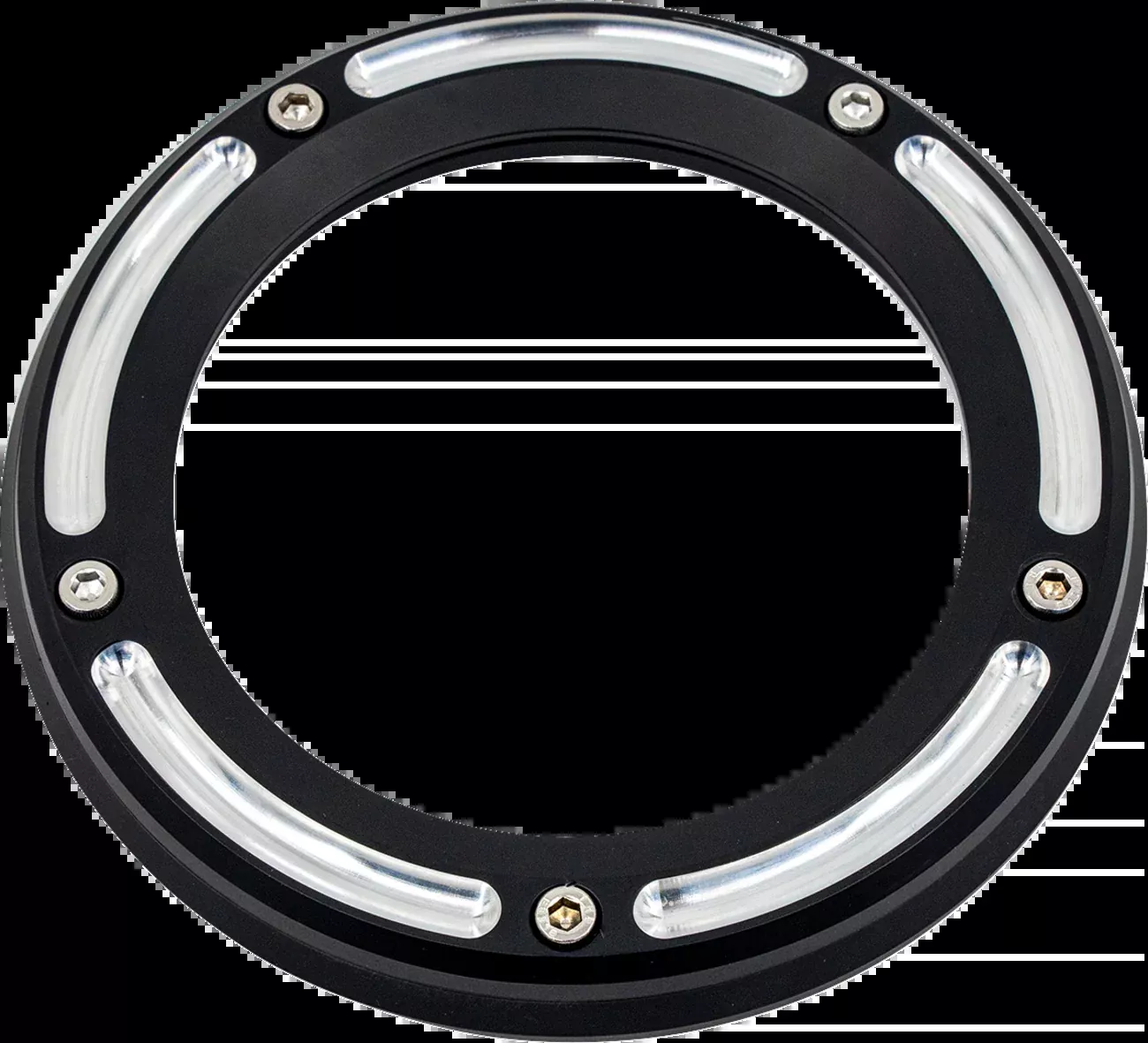 Trask Assault Derby Cover with Window - Reverse Cut - Big Twin - TM-0041RC