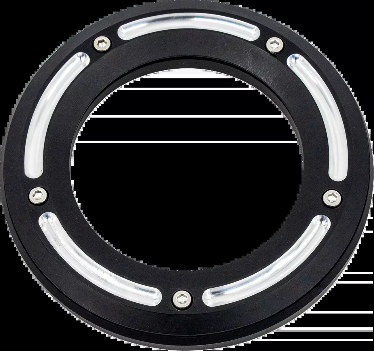 Trask Assault Derby Cover with Window - Reverse Cut - Softail - TM-0042RC